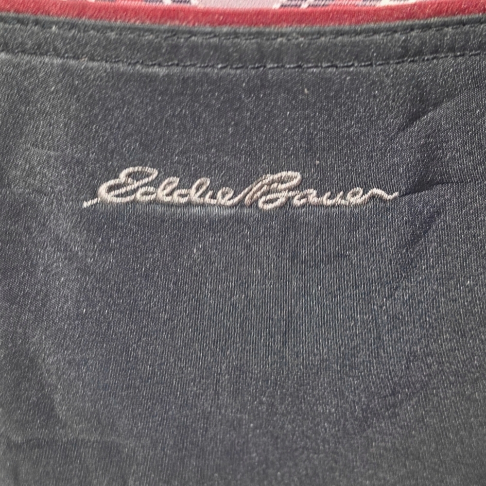 Eddie Bauer Diaper Bag Tote In Black, Grey, & Red - Picture 6 of 8